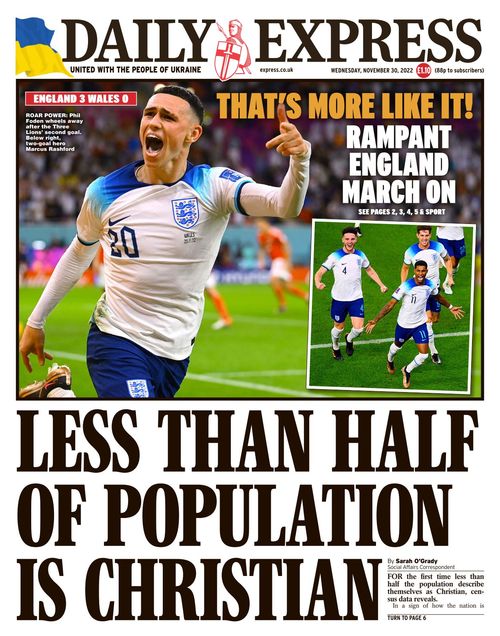 Daily Express Newspaper 2022-11-30