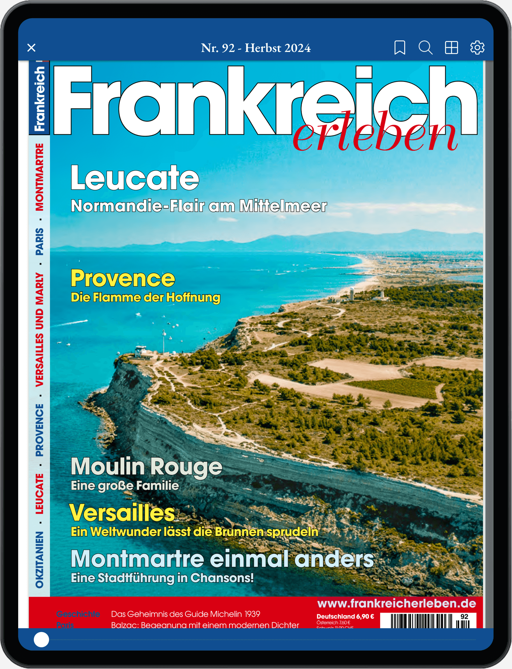 Appkiosk Frankreich erleben