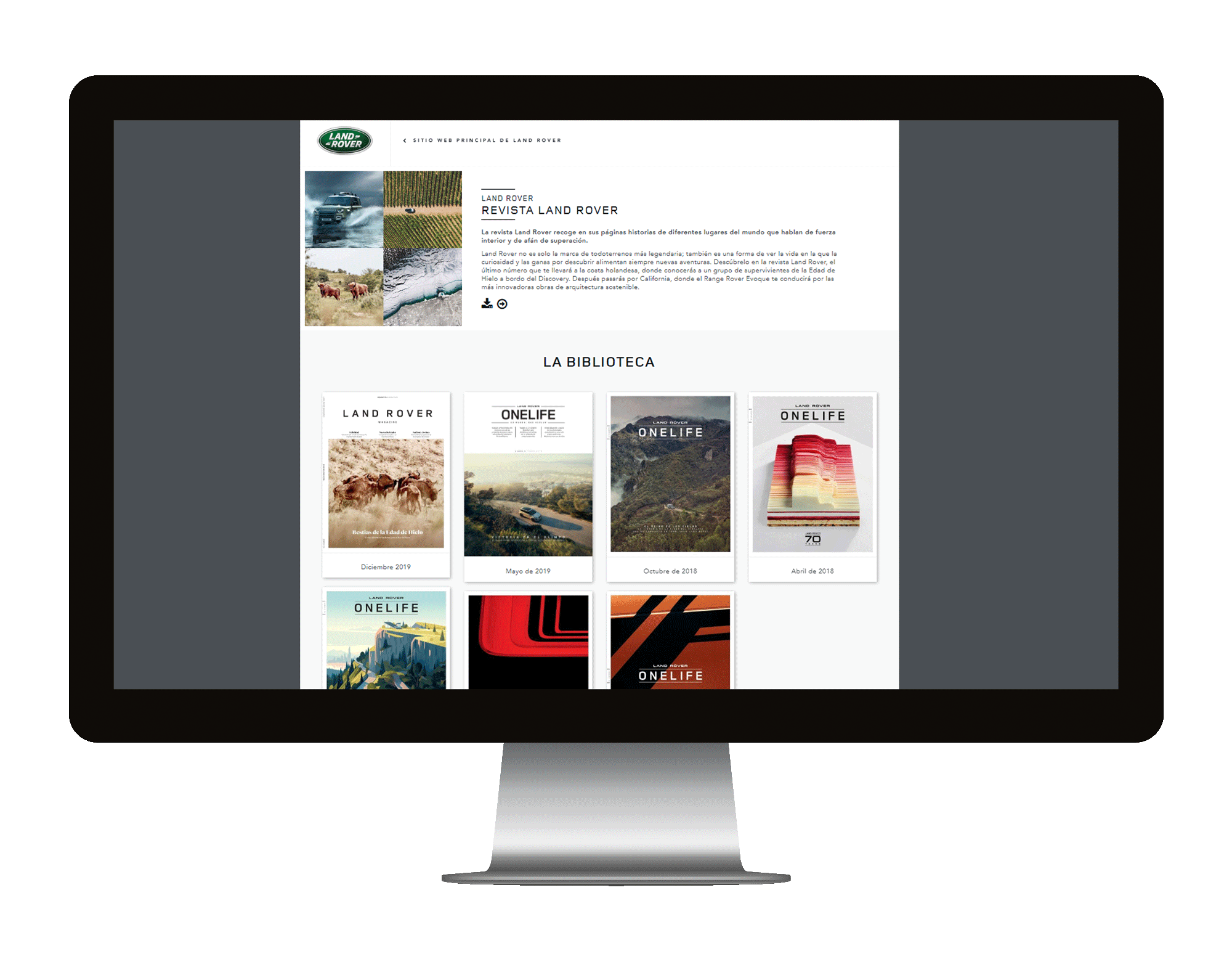 Webkiosk Land Rover