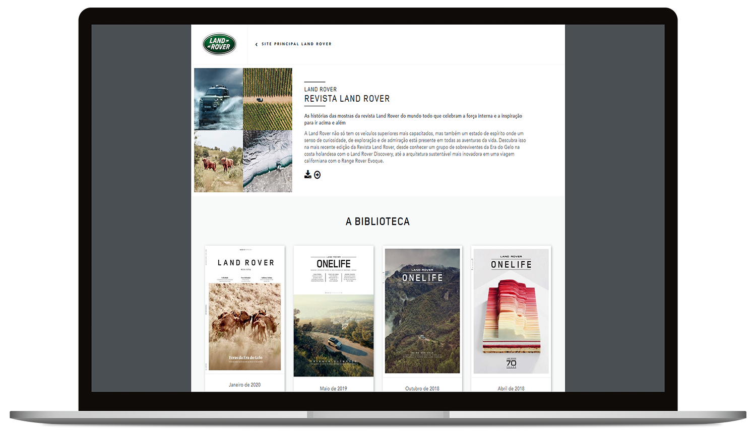 Webkiosk Land Rover
